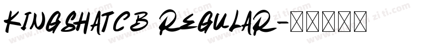 KingsHatCB Regular字体转换